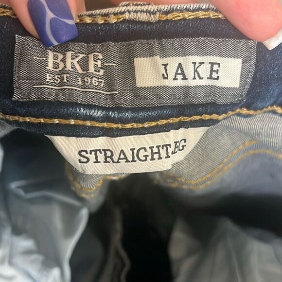 ✨BKE Men's Blue Jake Straight Stretch Sz 31S Jeans✨ - Picture 5 of 8